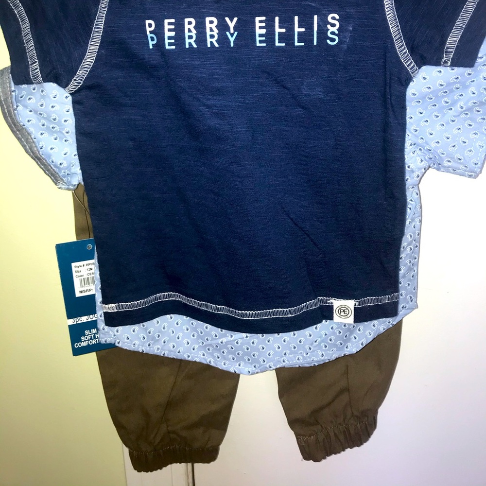 NWT PERRY ELLIS 3pc JOGGER SET